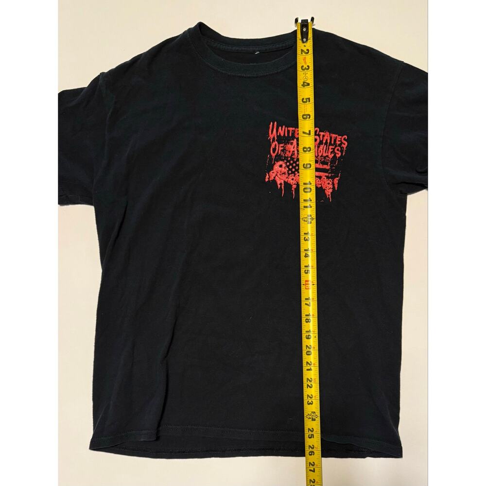 Assholes Live Forever ALF United States of Assholes T-Shirt Skull Flag Small - Picture 6 of 6